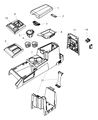 Jeep Liberty Shift Indicator Diagram - 1BT61XDVAB