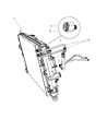 2007 Chrysler Sebring Hydraulic Hose Diagram - 5058465AB