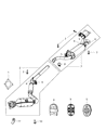 2010 Dodge Grand Caravan Muffler Diagram - 4877533AF