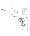 Jeep Compass Automatic Transmission Shift Levers Diagram - 68186149AF