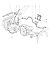 1998 Dodge Ram 2500 Brake Line Diagram - 52009043AB