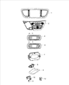 Chrysler HVAC Control Module Diagram - 68373079AB