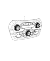 Jeep Renegade A/C Switch Diagram - 6LW58LXHAA