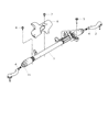 Dodge Avenger Rack And Pinion Diagram - 5272822AF