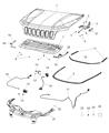 Jeep Cherokee Hood Diagram - 68290450AD