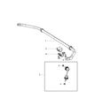Dodge Viper Sway Bar Link Diagram - 68231479AA
