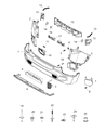 2022 Jeep Renegade Bumper Diagram - 6SC03TZZAA