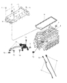 2008 Dodge Viper Dipstick Tube Diagram - 5037852AA
