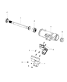Ram Intermediate Shaft Diagram - 68216988AB