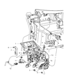 Dodge Viper Accelerator Cable Diagram - 5037288AC