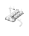 Dodge Dart PCV Hose Diagram - 5047407AC