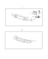 Jeep Wrangler Bumper Diagram - 68031424AA