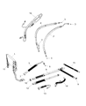 Ram Power Steering Cooler Diagram - 55111391AC