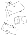 2004 Chrysler PT Cruiser Car Mirror Diagram - 5064017AB