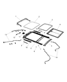 2017 Chrysler 200 Sunroof Diagram - 68250104AA