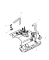 Dodge Durango PCV Hose Diagram - 53031136AB