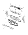 Ram ProMaster City Dash Panels Diagram - 68259427AA