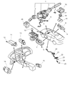 Chrysler Sebring Mirror Switch Diagram - MR958925