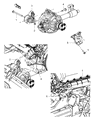 Chrysler Aspen Engine Mount Diagram - 52855539AE