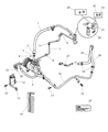 Dodge Caravan A/C Hose Diagram - 4886311AA