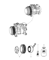 Dodge Grand Caravan A/C Compressor Diagram - 55111424AA