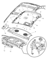 2002 Dodge Neon Sun Visor Diagram - TL35TL2AB