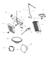 Dodge Intrepid Car Speakers Diagram - 4760849AC