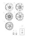 Chrysler Spare Wheel Diagram - 5RJ43AAAAA