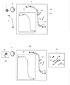 2012 Jeep Wrangler Fuel Door Diagram - 68141331AB