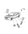 2016 Ram 2500 Power Window Switch Diagram - 56046832AB