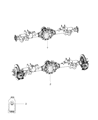 2022 Jeep Gladiator Axle Shaft Diagram - 68461677AC