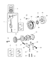 Dodge Intrepid Piston Ring Set Diagram - 4897035AA