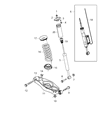 Chrysler Shock And Strut Mount Diagram - 68343524AA