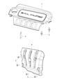 Ram Engine Cover Diagram - 68254514AA