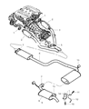 Jeep Exhaust Clamp Diagram - 4581014AB