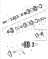 Chrysler Sebring Synchronizer Ring Diagram - 4874135