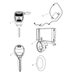 Jeep Compass Transmitter Diagram - 68001701AB