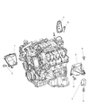 Dodge Sprinter 2500 Engine Mount Diagram - 68005194AA
