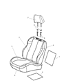 2002 Jeep Grand Cherokee Seat Cushion Diagram - WN471L5AB