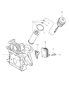 Chrysler PT Cruiser Coolant Filter Diagram - 5080244AB
