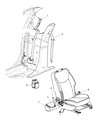 2011 Chrysler 200 Seat Belt Diagram - XS41HL1AE