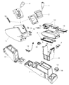 Dodge Shift Indicator Diagram - 1JW80XR2AB