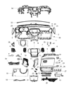 Jeep Grand Cherokee A/C Switch Diagram - 68254004AD