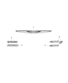 Chrysler 200 Emblem Diagram - 68305604AA