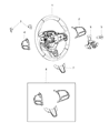 Chrysler Steering Wheel Diagram - 5ZC03DX9AE