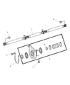 2008 Dodge Sprinter 2500 Drive Shaft Diagram - 68006632AA