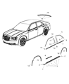 2012 Chrysler 300 Door Seal Diagram - 57010327AC