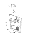 2004 Dodge Dakota Door Moldings Diagram - 5GH13BD1AD