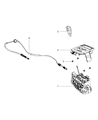 Dodge Charger Automatic Transmission Shift Levers Diagram - 4578583AD