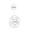 Jeep Grand Cherokee L Emblem Diagram - 1LB77RNWAC